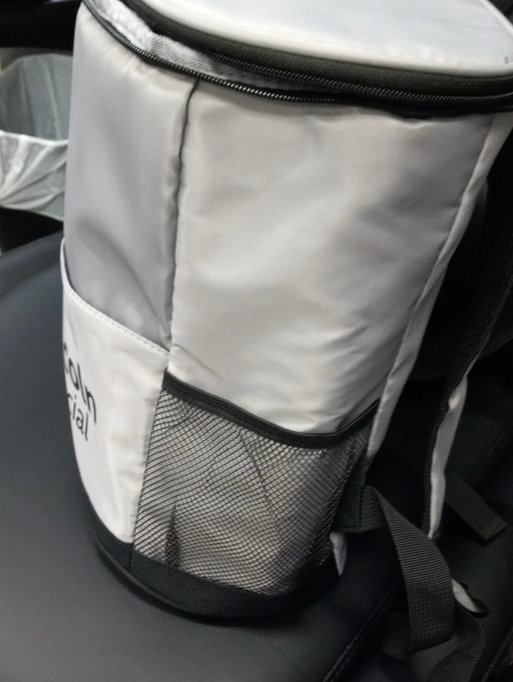 Gray Backpack Cooler Bag